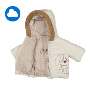 Chaqueton reversible perrito